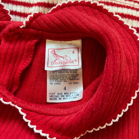 Vintage Buster Brown Knit Dress size 4 - Picture 4 of 6